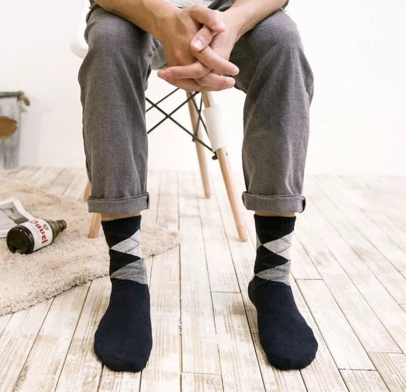 06 Pairs - Cotton Exported Stripe Socks for Men/Boys - Oshi.pk - Buy & Sell Online