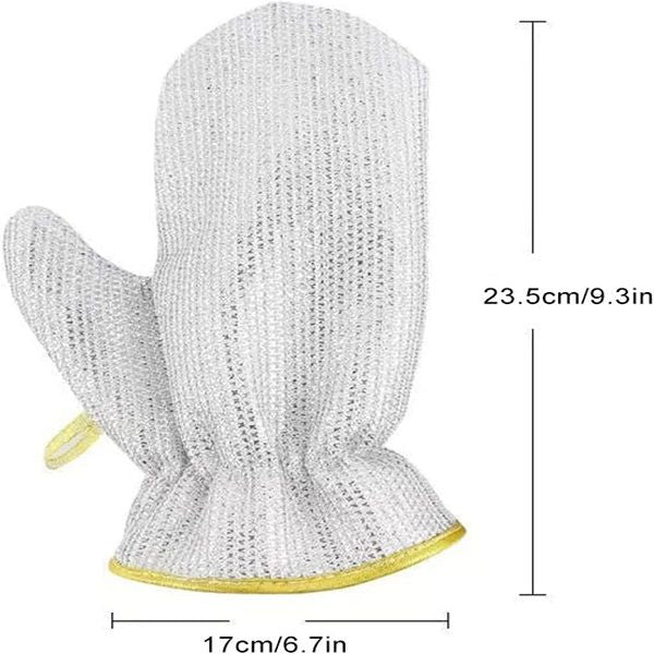 1 Pair Wire Dishwashing Gloves Kitchen Cleaning - Oshi.pk - Buy & Sell Online