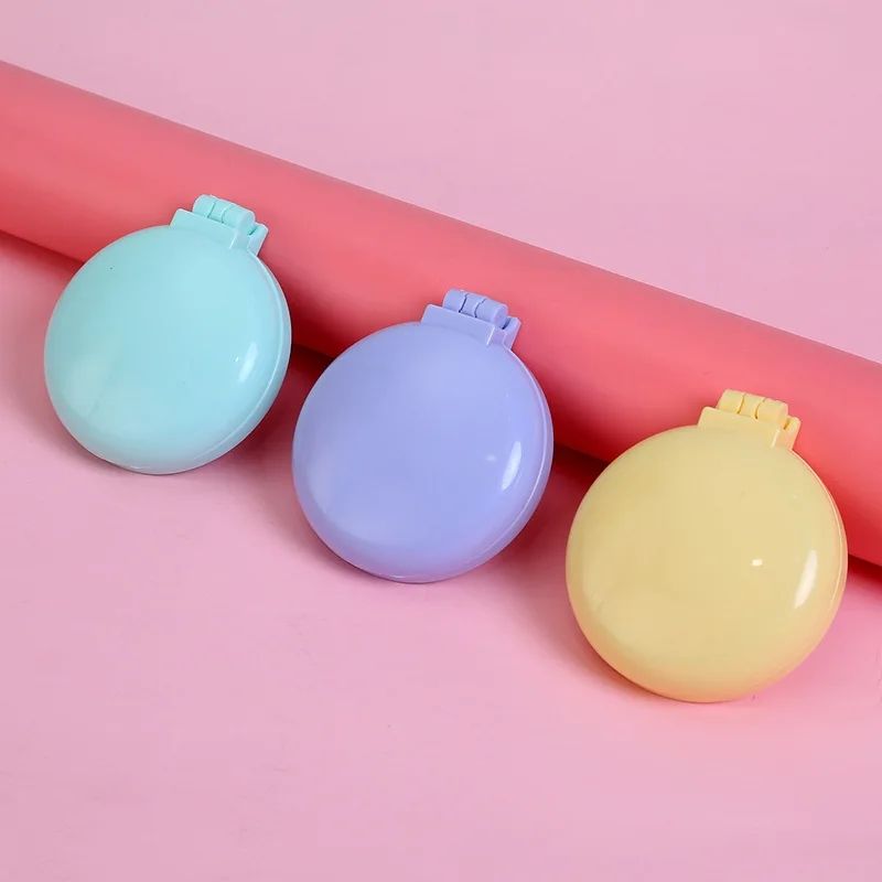 1 Pc Cute Folding Portable Massage Hair Comb Mirror Smooth Detangler Comb Detangling Hair Brush Hairdressing Tools - Oshi.pk - Buy & Sell Online