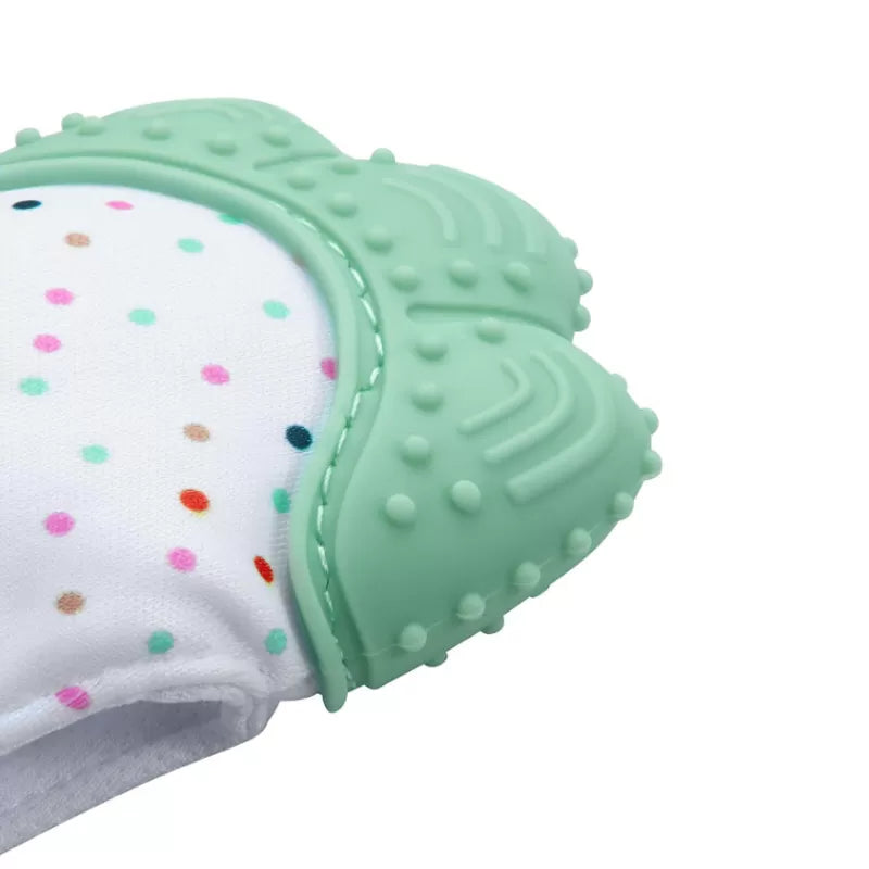 1 Piece Baby Teether Silicone Gloves For Newborn Chewable Nursing Mittens Teether Food Grade Silicone Natural stop Sucking Thumb Toy - Oshi.pk - Buy & Sell Online
