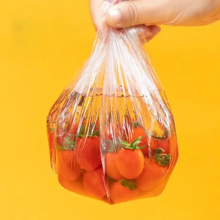 10/100Pcs Disposable Plastic Bag Food Cover Wrap Elastic Food Bags Lids For Fruit Bowls Cup Cap Storage Kitchen organizer Fresh Keeping Saver Bag - Oshi.pk - Buy & Sell Online