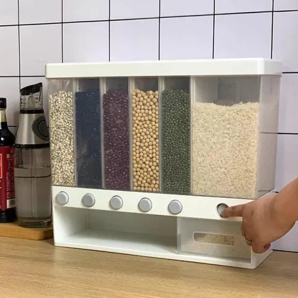 10 Kg Wall Mounted Cereal and Rice Dispenser Food Storage Container
