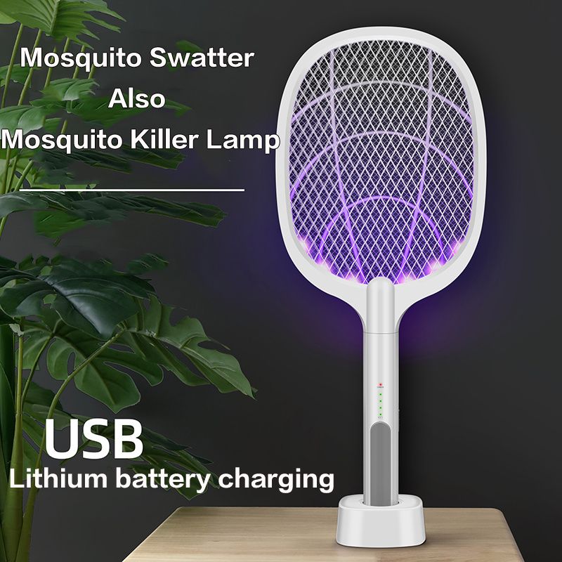 10 LED Electric Flies Swatter Killer Mosquito Killer Lamp - Oshi.pk - Buy & Sell Online