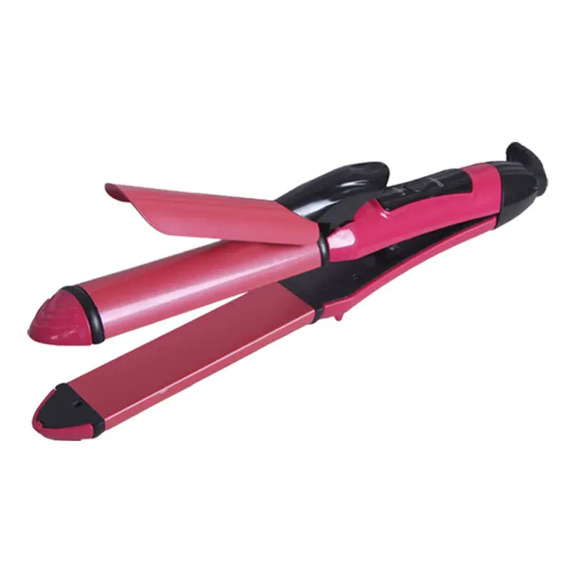 Pack of 2 Hair Stylers: 1 Fast Hair Straightener (HQT-906) (+) 1 Nova Hair Curler & Straightener (NHC-2009) - Oshi.pk - Buy & Sell Online