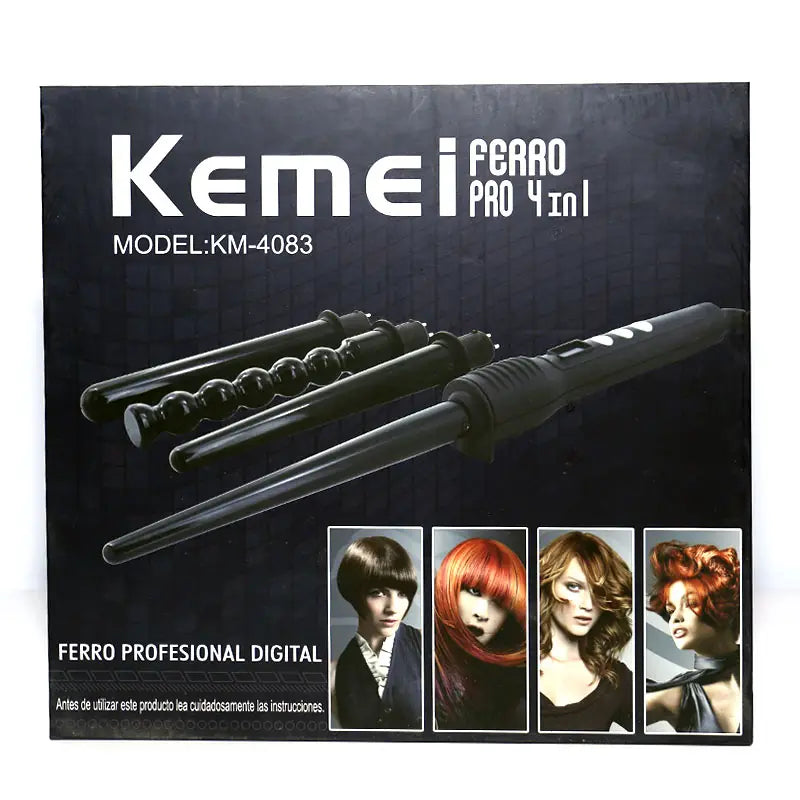 Kemei Ferro 4 in 1 Professional Digital Hairdressing Kit (KM-4083) - Oshi.pk - Buy & Sell Online