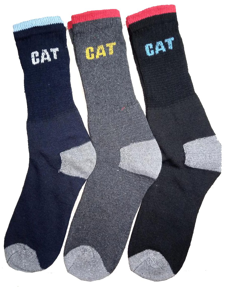 12 Pairs - Cotton Branded CAT Winter Crew Socks for Men/Boys - Oshi.pk - Buy & Sell Online