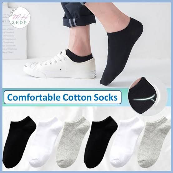 12 Pairs–Exported Cotton Ankle Socks for Men/Boys - Oshi.pk - Buy & Sell Online