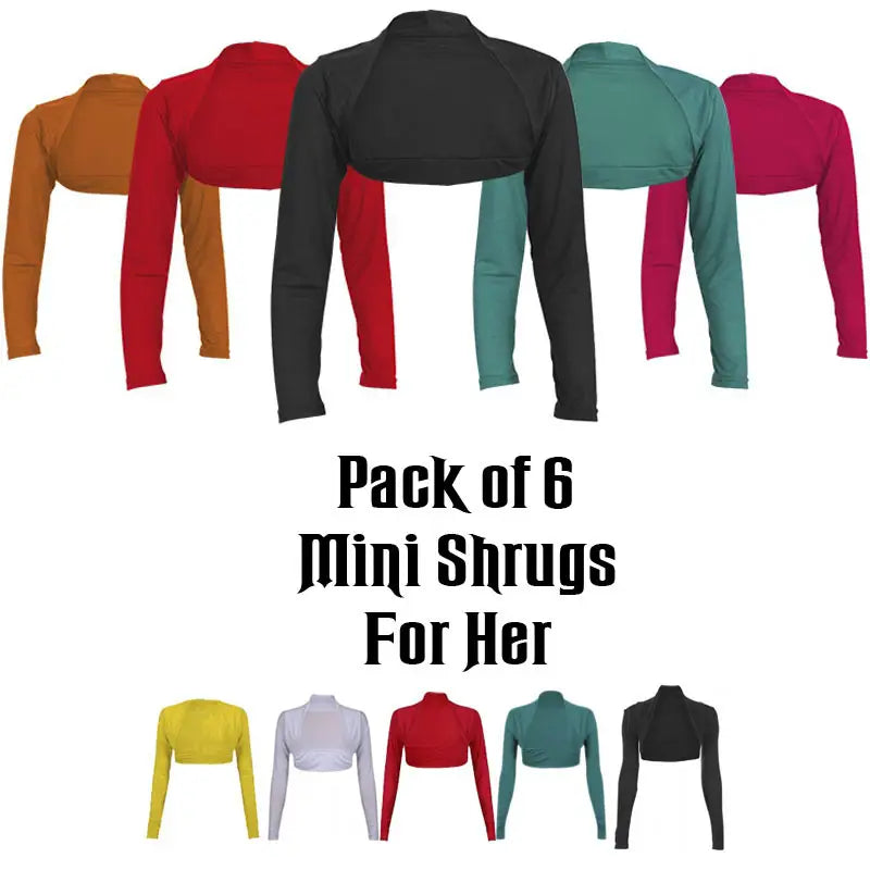 Pack of 6 Classic & Stylish Mini Shrugs For Her - Oshi.pk - Buy & Sell Online
