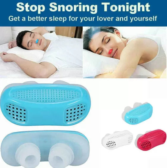 2-IN-1 Anti Snoring and Air Purifier Sleeping Breath Aid Nose Clip Snore Stopper to Ease Breathing And Comfortable Sleep - Oshi.pk - Buy & Sell Online