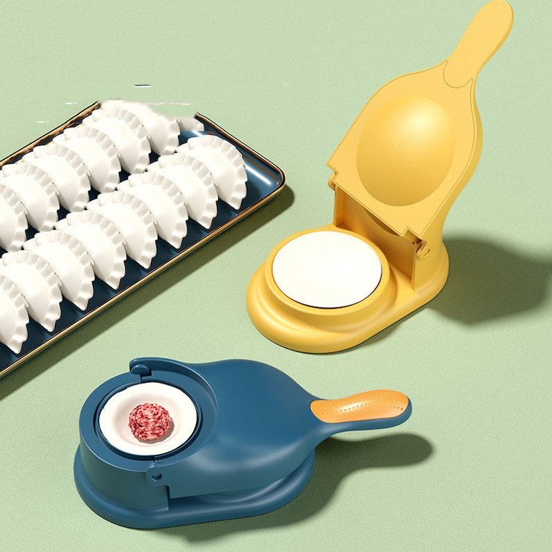 2 In 1 Dumpling Maker Automatic Dumpling Machine DIY Dough Pressing Tool Set Quickly Dumplings Mold - Oshi.pk - Buy & Sell Online