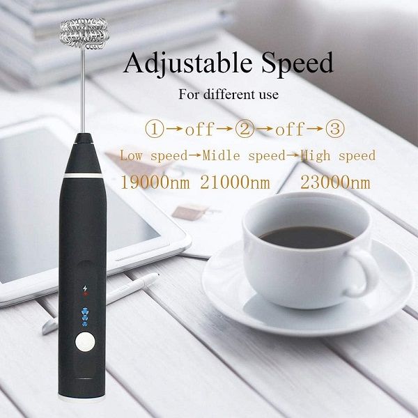 2 in 1 Electric Rechargeable Coffee Beater & Milk Frother and Foamer - Oshi.pk - Buy & Sell Online