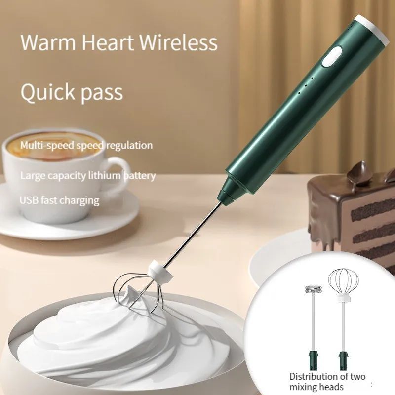 2 In 1 Electric Rechargeable Coffee Beater And Milk Frother - Oshi.pk - Buy & Sell Online