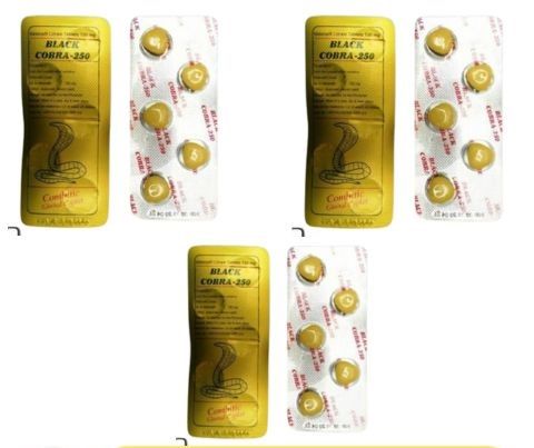 250mg Black Cobra Delay Tablet - Pack Of 20 - ORIGINAL - Oshi.pk - Buy & Sell Online