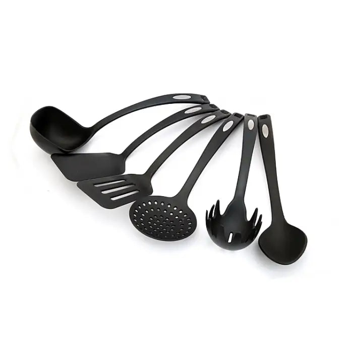 Pack of 6 Non-Stick Plastic Kitchen Cooking Utensils - Oshi.pk - Buy & Sell Online