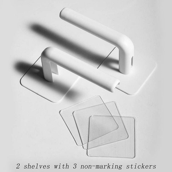 2pcs Pot Lid Holder Pot Cover Lid Rack Plastic Wall Mount - Oshi.pk - Buy & Sell Online