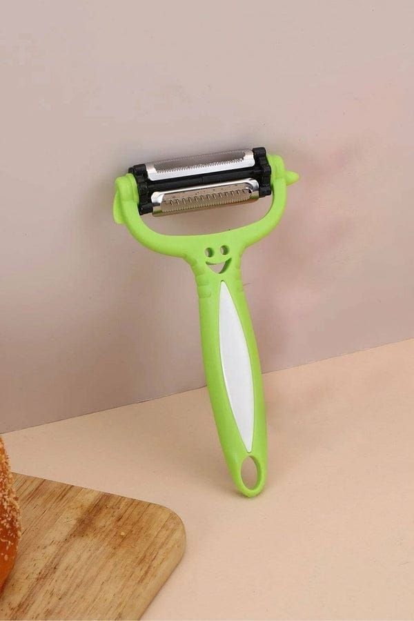 3 in1 Stainless Steel Rotor Peeler/Slicer, Peel, Slice and Dice with Ease - Oshi.pk - Buy & Sell Online
