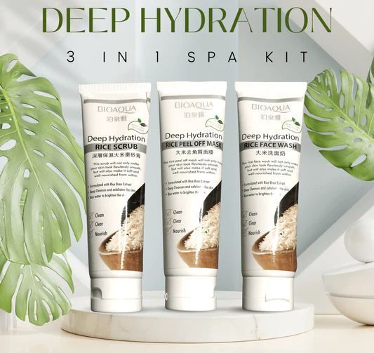 3 Pc Rice Kit Bio Aqua Your Ultimate 3 In1 Spa Deep Cleaning Experience - Oshi.pk - Buy & Sell Online