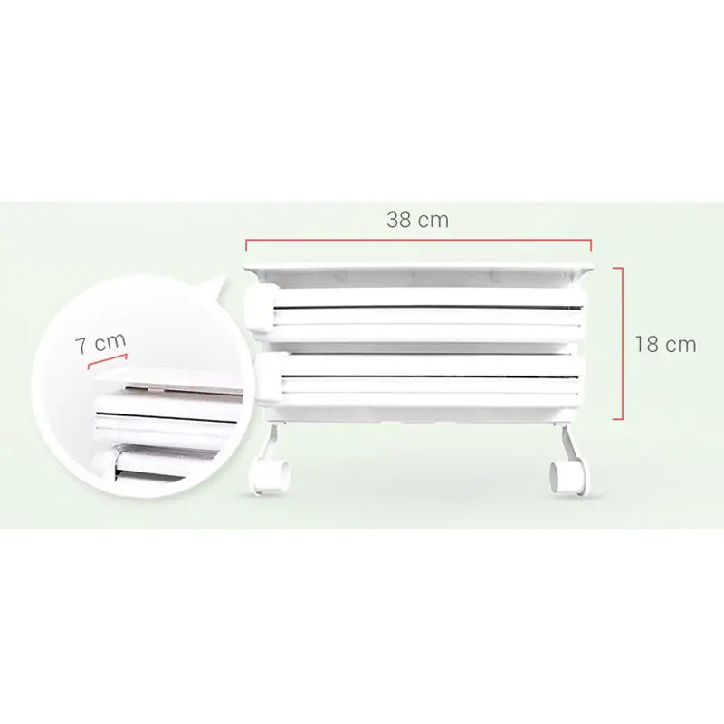 Triple Paper Dispenser - Plastic Wrap Frame - Oshi.pk - Buy & Sell Online