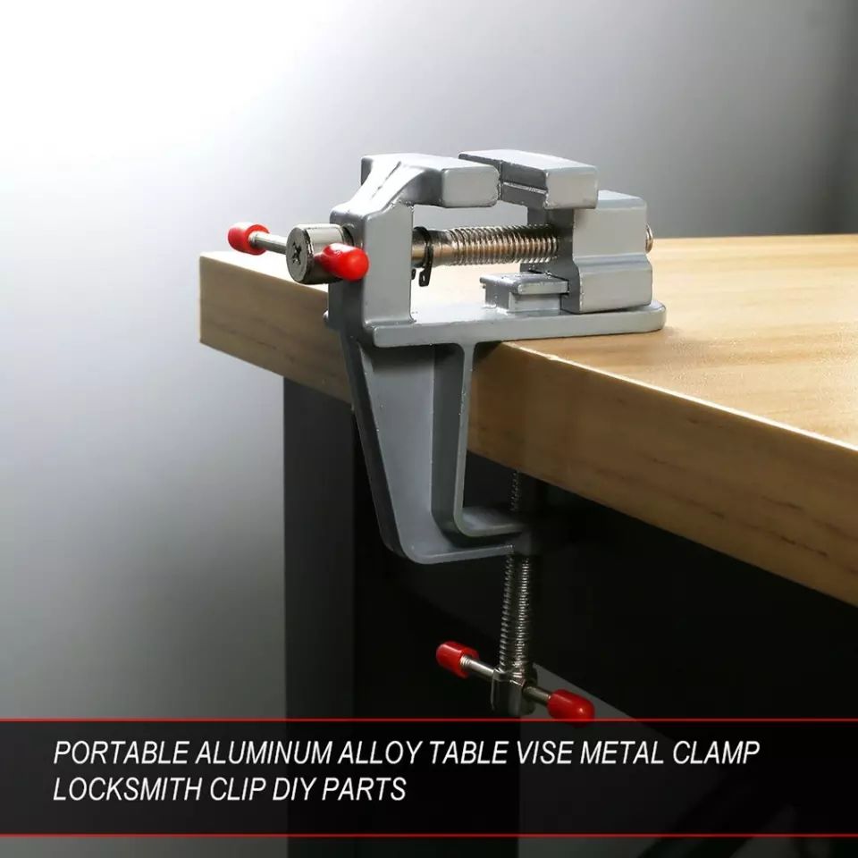 35MM Aluminium Alloy Table Bench Clamp Vise Multi-functional Bench Vise Table Screw Vise for DIY Craft Mold Fixed Repair Tool - Oshi.pk - Buy & Sell Online