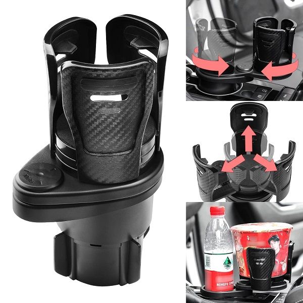 360 Degree 2 in 1 Car Cup Holder Expander Adapter Vehicle Mounted Auto Cup Holder - Oshi.pk - Buy & Sell Online