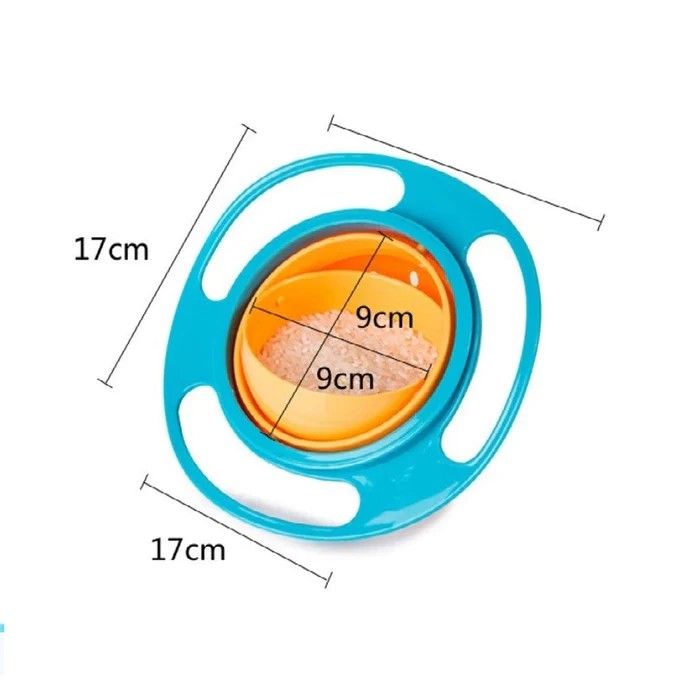 360° Rotatable Baby Feeding Universal Gyro Bowl - Oshi.pk - Buy & Sell Online