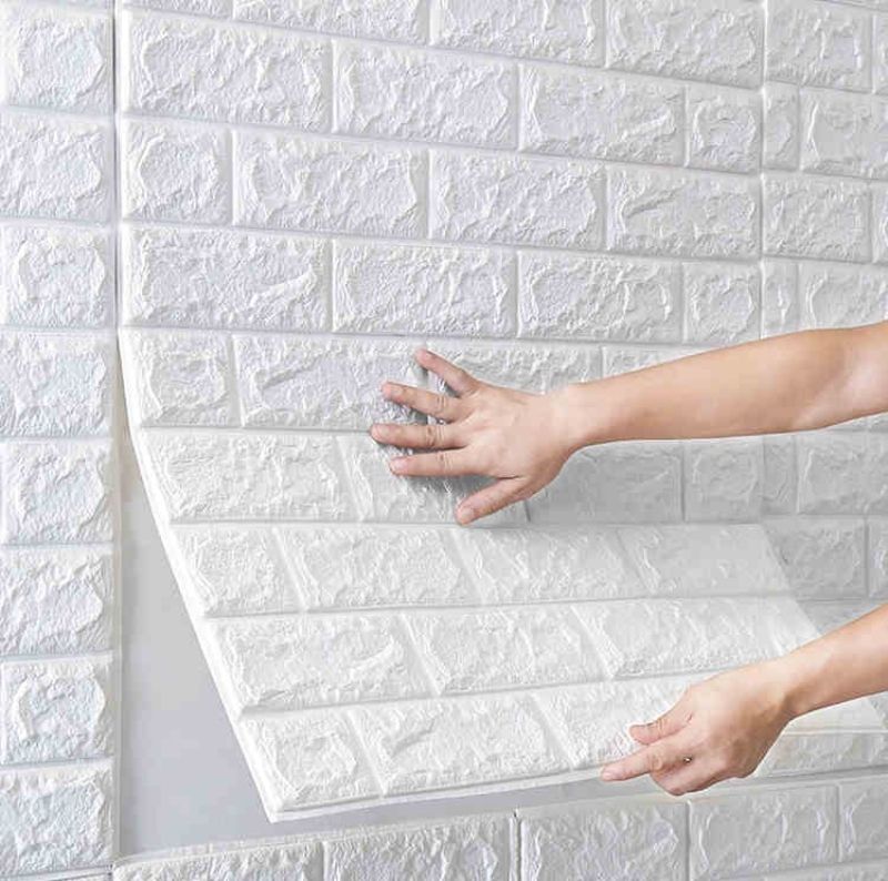 3D Brick Wall Sticker Self-adhesive Panel - Oshi.pk - Buy & Sell Online