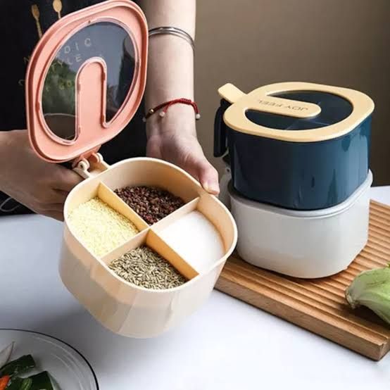 4 In 1 Partition Kitchen Seasoning Box Masala Box Set - Oshi.pk - Buy & Sell Online
