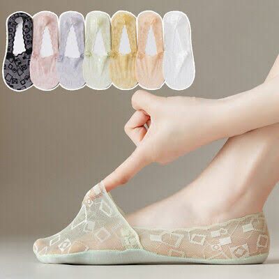 4 Pairs– Imported Net Fancy Ankle Socks for Women/Girls - Oshi.pk - Buy & Sell Online