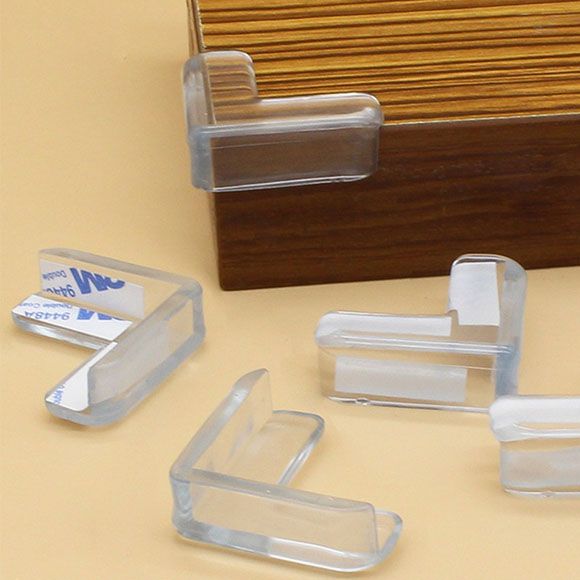 4 Pcs Baby Safety Silicone Protector Table Corner Protection - Oshi.pk - Buy & Sell Online