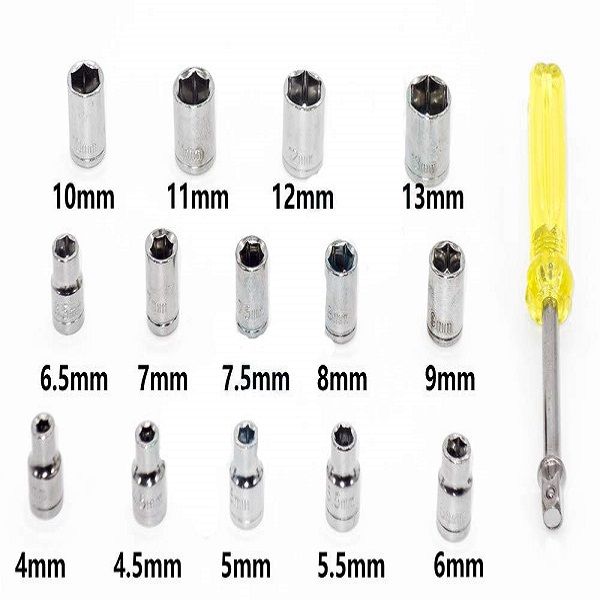 40pcs Combination Socket Wrench Set Repairing Tool - Oshi.pk - Buy & Sell Online