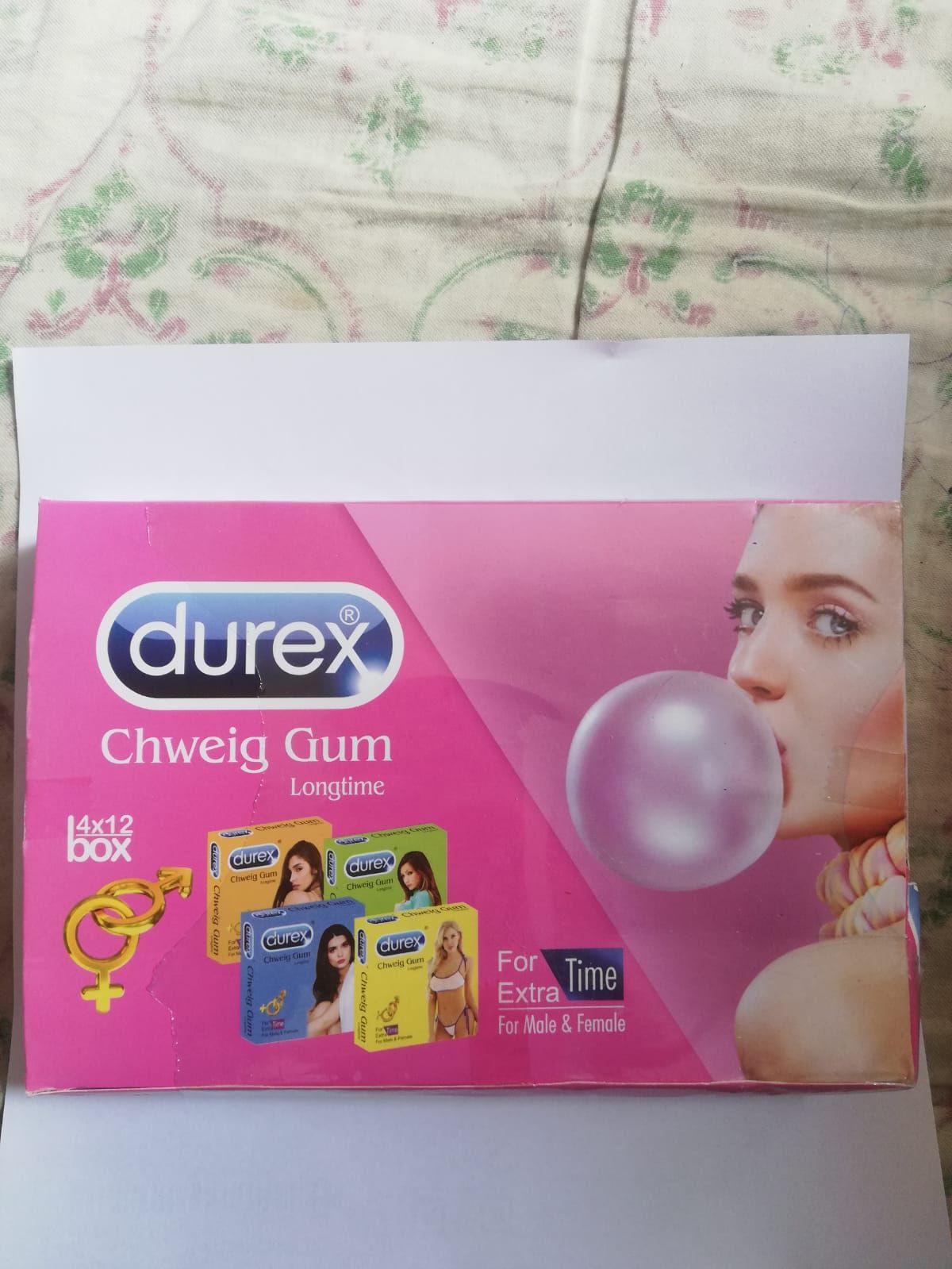 4× Durex Long Time Chweng Gum Sex Enhancement Men & Female - Oshi.pk - Buy & Sell Online