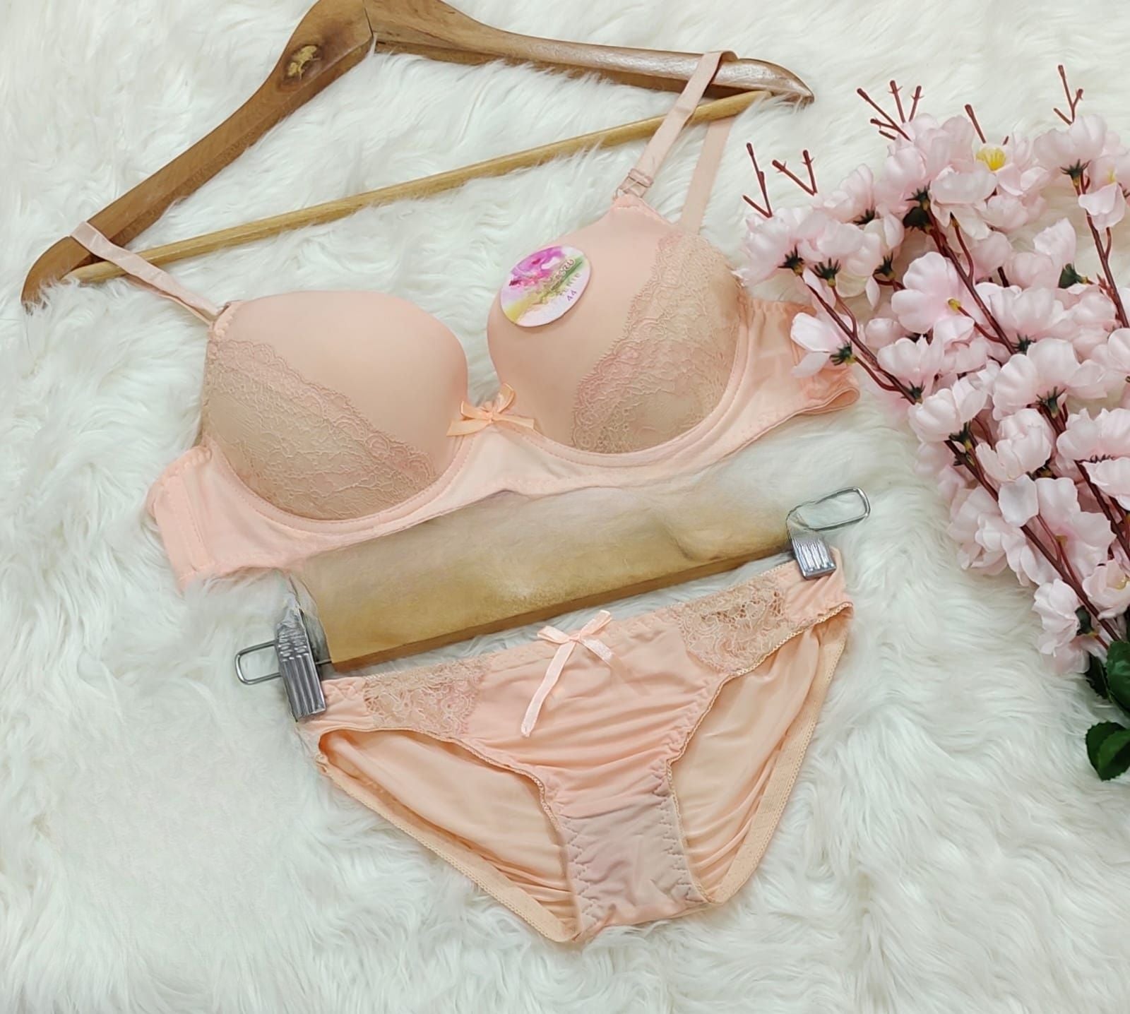 Pretty Wrap Bridal Padded Bra Penty Set (AR-235-1)