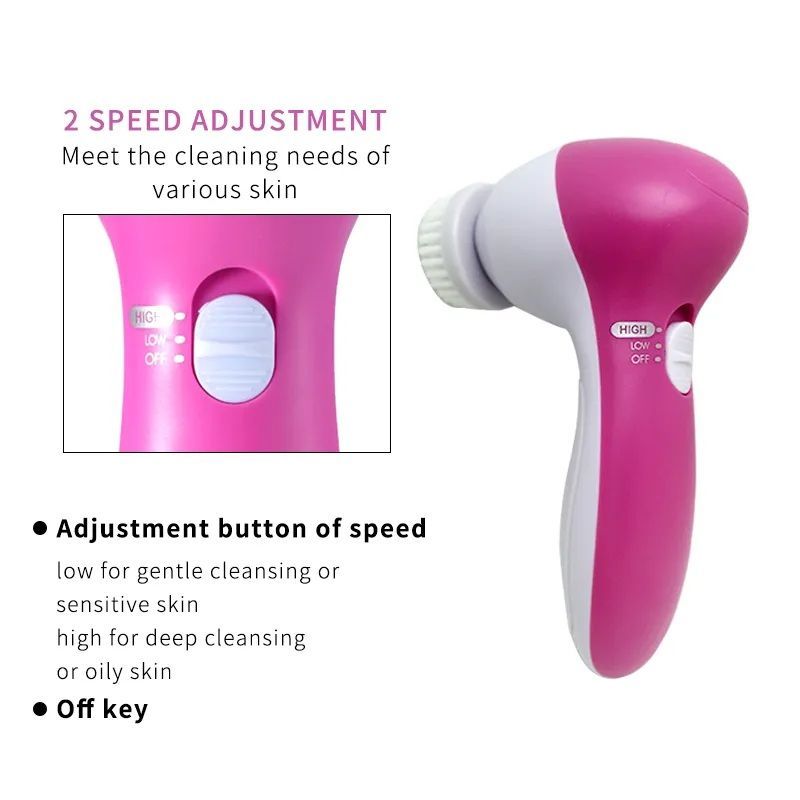 5 In 1 - Facial Electric Cleanser & Massager - Oshi.pk - Buy & Sell Online