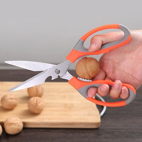 5 in 1 Kitchen Shears Household Barbecue Scissors Poultry Shears Food Cooking Scissors All Purpose Stainless Steel Utility Scissors - Oshi.pk - Buy & Sell Online