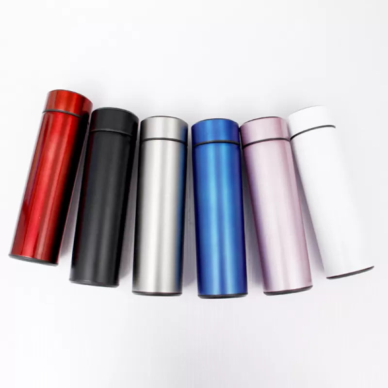 500ML Smart Thermos Water Bottle Led Digital Temperature Display Stainless Steel Coffee Thermal Mugs Intelligent Insulation Cups - Temperature Bottle - Oshi.pk - Buy & Sell Online