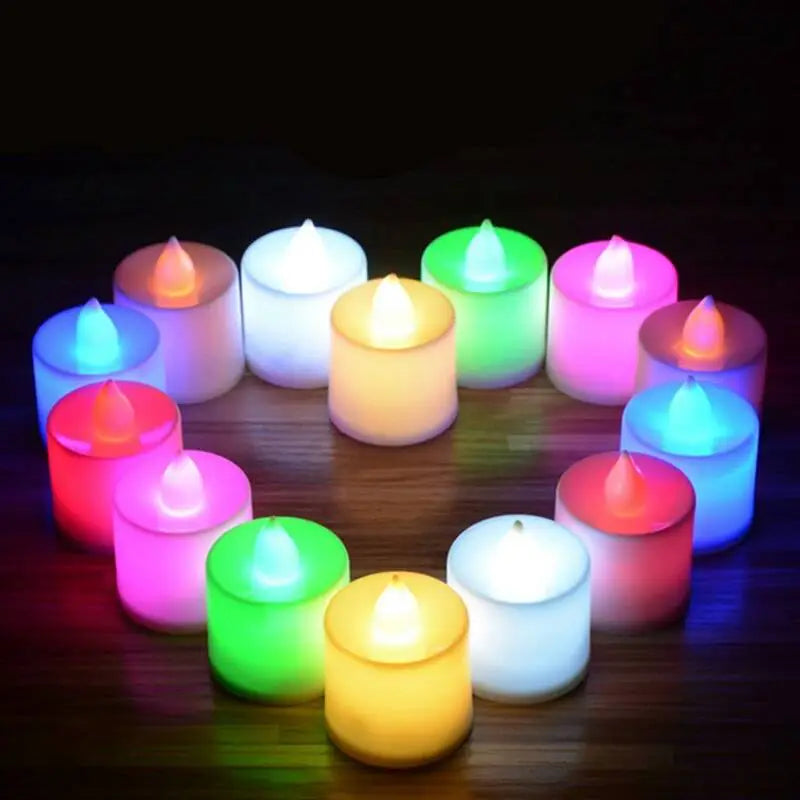 LED Tea Light Candles - Multicolor (Pack of 6) - Oshi.pk - Buy & Sell Online