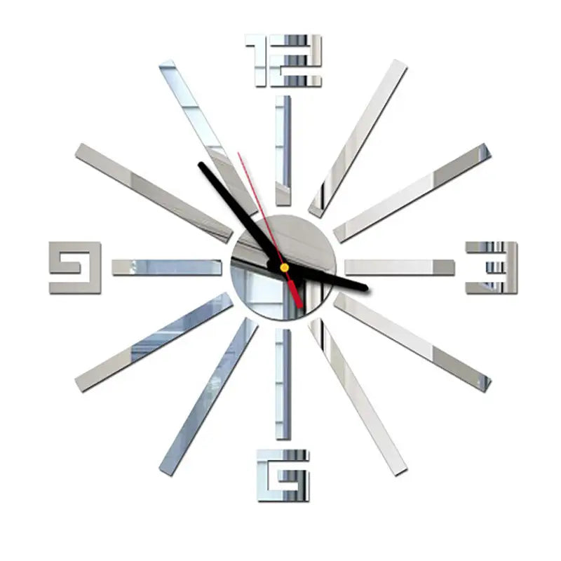 Artistic 2mm DIY 3D Acrylic Wall Clock (35*35 Inches) - Oshi.pk - Buy & Sell Online