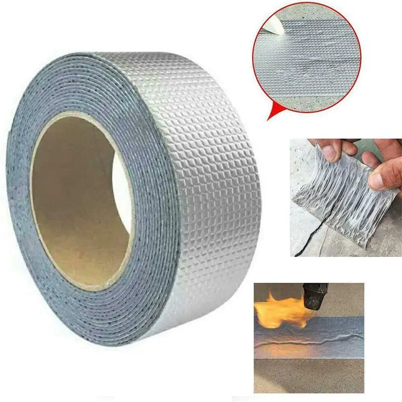 Aluminium Foil Butyl Rubber Tapes Self Adhesive Waterproof Tape - Oshi.pk - Buy & Sell Online