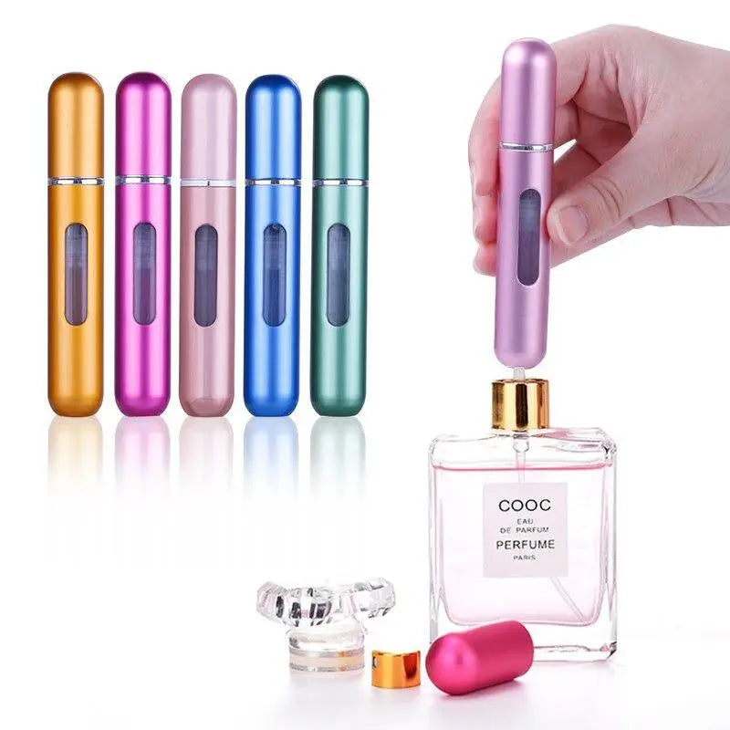 5ml Travel Mini Refillable Empty Perfume Bottle And Atomizer (Pack of 2) - Oshi.pk - Buy & Sell Online