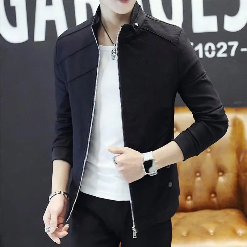 Black versity jacket for men (ABZ-002) - Oshi.pk - Buy & Sell Online