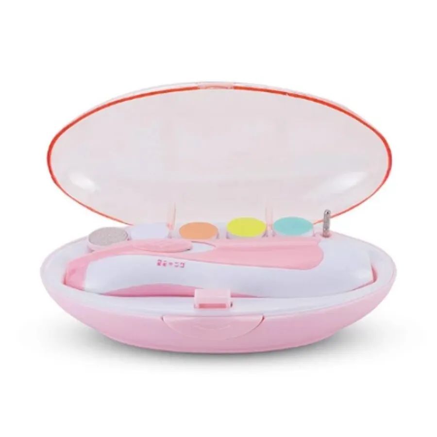 6 In 1 Electric Nail Grinder, Electric Baby Nail Trimmer CHILDREN'S Scissors, Baby Nail Care, Nail Trimmer Manicure,Blue/Pink - Oshi.pk - Buy & Sell Online