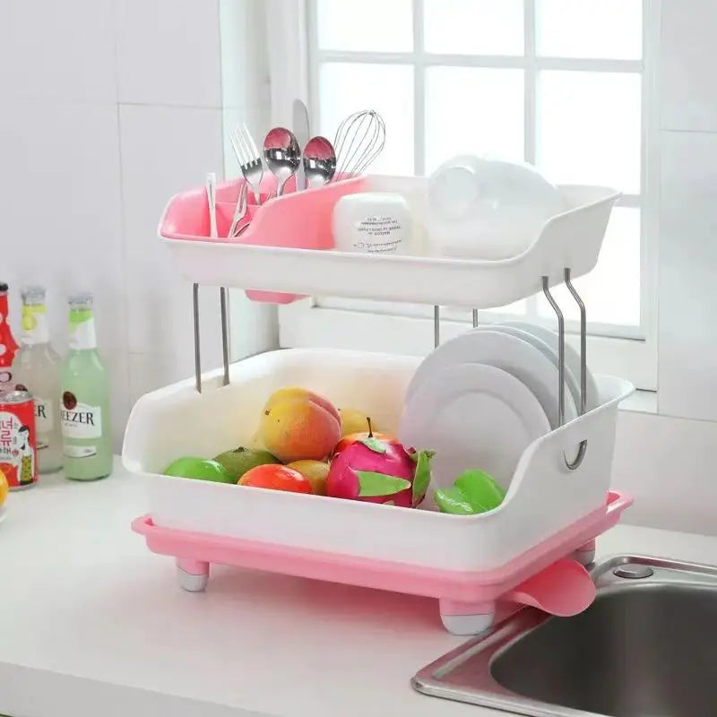 Multi Purpose Draining Dish Rack - Oshi.pk - Buy & Sell Online