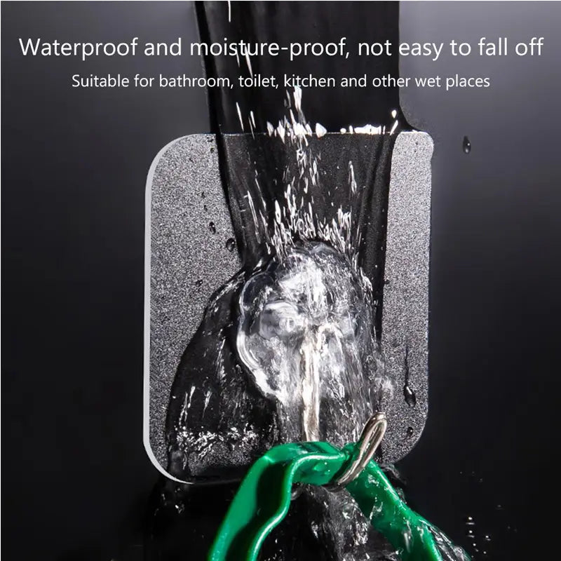 Transparent Strong Self Adhesive Door Wall Hangers Hooks (8pcs) - Oshi.pk - Buy & Sell Online
