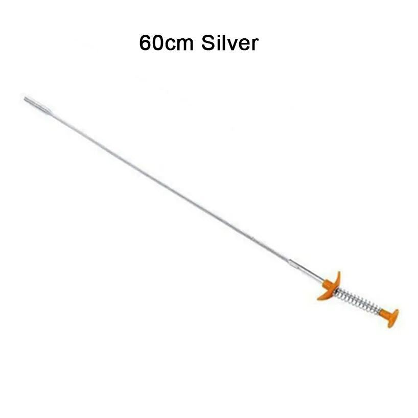 60cm Bendable Drain Clog Dredge Tools Water Sink Cleaning Hook Sewer Dredging Spring Pipe Hair Remover Bathroom Hair Cleaner - Oshi.pk - Buy & Sell Online