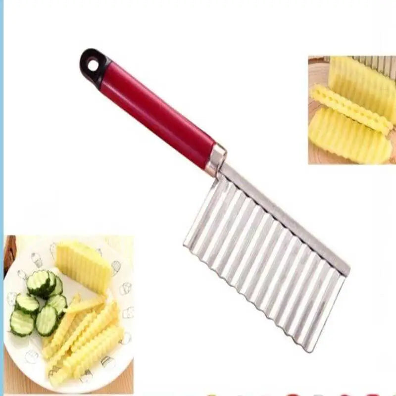 Wavy Cutter For Crinkle Fries(Pack Of 2) - Oshi.pk - Buy & Sell Online