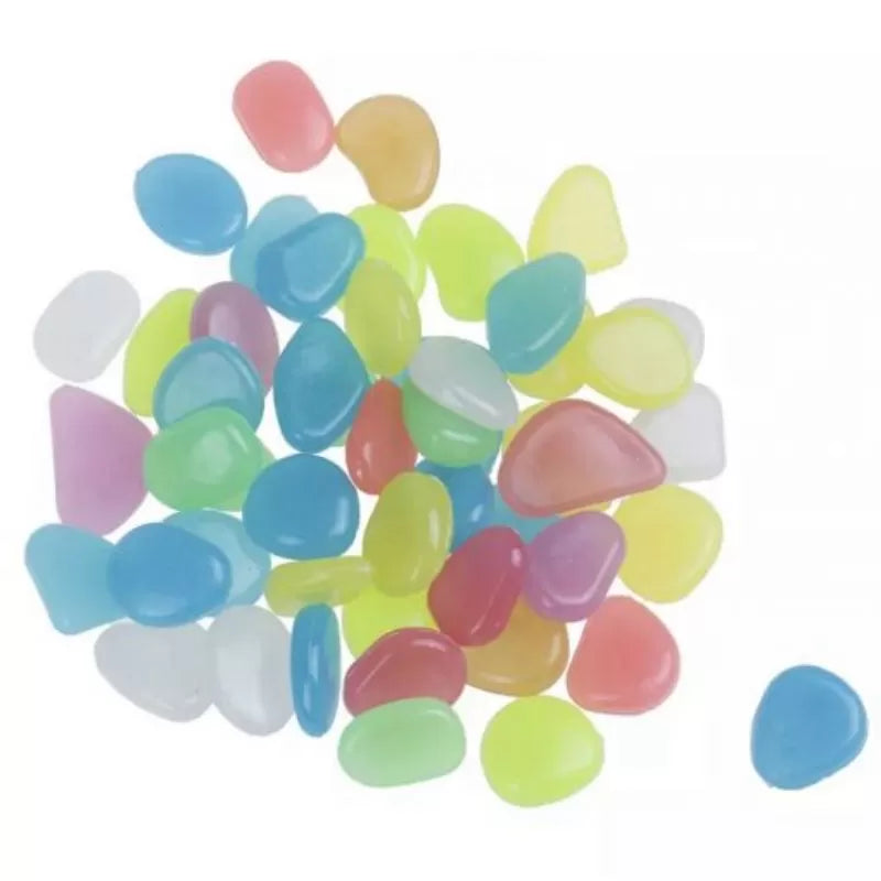 100 Pcs Glow In The Dark Stones Glowing Stones - Oshi.pk - Buy & Sell Online