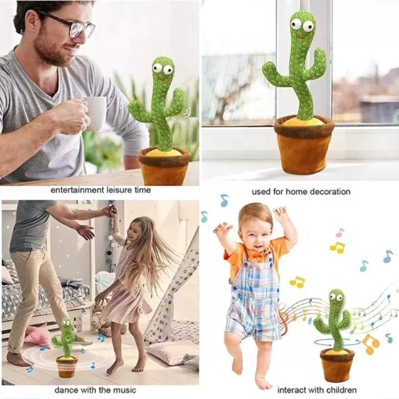 Dancing Cactus Plush Toy Electronic Shake Dancing Toy - Oshi.pk - Buy & Sell Online