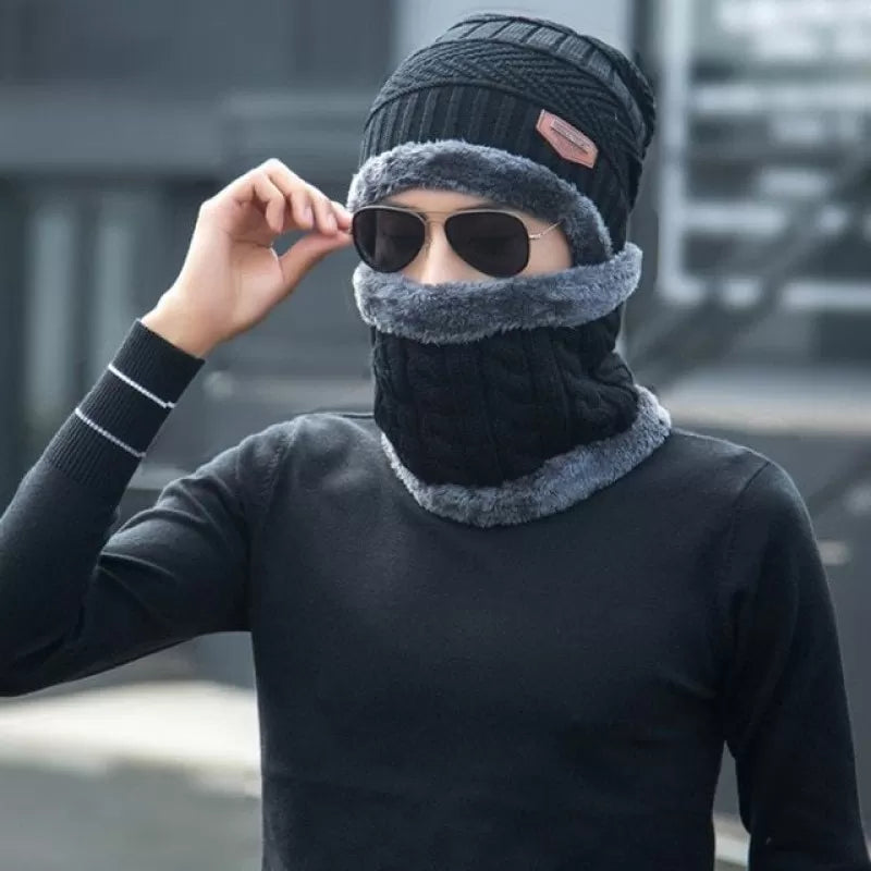 Best Quality Winter Warm Cap & Collar for Men - Oshi.pk - Buy & Sell Online