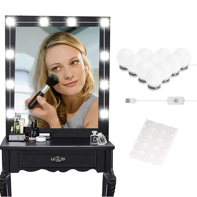 Vanity Light LED Bulbs for Makeup Mirror Stand (10 Bulbs)-KS - Oshi.pk - Buy & Sell Online