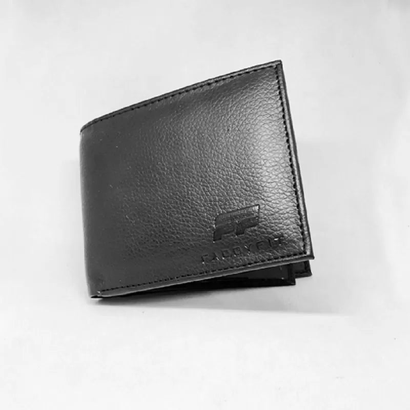 Men’s Leather Wallet (Textured Sleek Black) - Oshi.pk - Buy & Sell Online